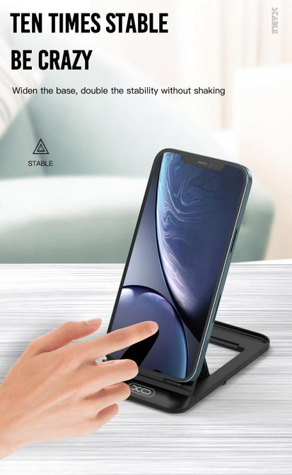 Універсальна підставка для телефону XO C73 Black (7109744) Київ - фото 4