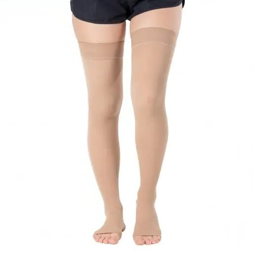 Компрессионные чулки 2-й класс 23-32 мм р.с., открытый носок - Ersamed ERSA-510-1 Днепр - изображение 3