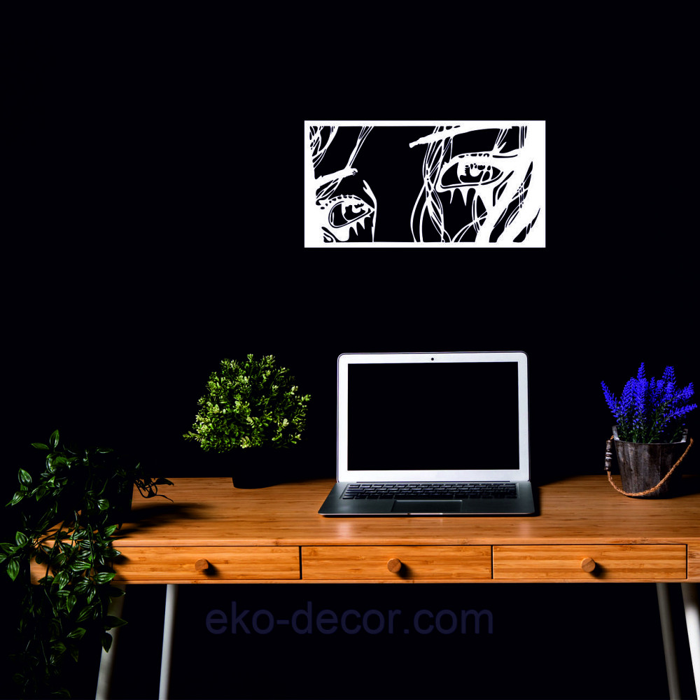 Декоративное настенное Панно «Девушка» Декор на стену 50*26 см, Белый Киев - изображение 5