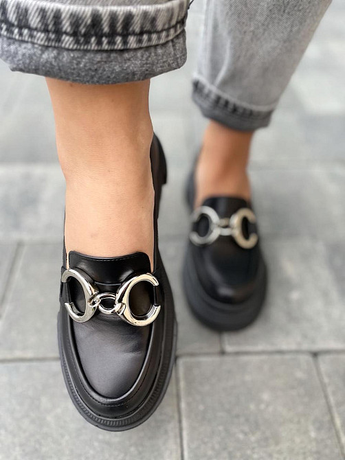 ALEX BELL Туфлі жіночі ALEX BELL 793K-1-21AP чорні (весна-осінь, шкіра натуральна) (4847) Коломия - фото 8