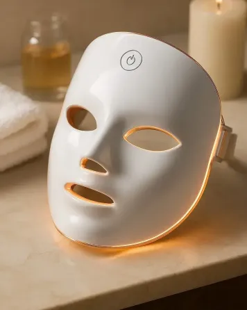 Светодиодная LED маска для лица 7 в 1 с цветной светотерапией Коломия