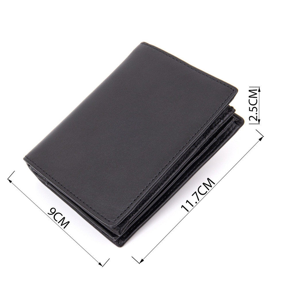 Портмоне-картхолдер унісекс Чорне (Vintage) Київ - фото 16