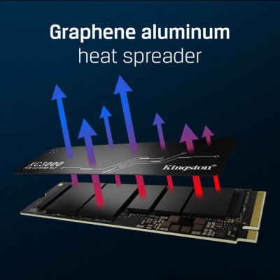 Накопитель SSD M.2 2280 4TB Kingston (SKC3000D/4096G) Винница - изображение 4