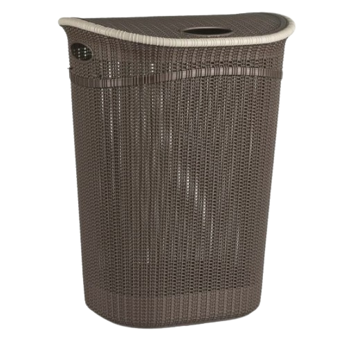 Кошик для білизни 52л 40*36*60см темно-коричневий Євров'язка ELIF Житомир - изображение 1