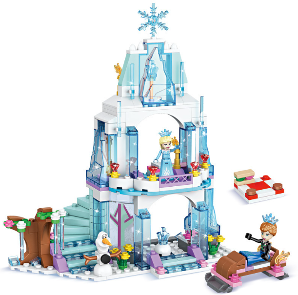 Дитячий конструктор замок Холодне Серце Принцеса Princess 3312 палац Ельза для дівчаток ( 21568 ) Харків - фото 2