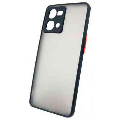 Чохол до мобільного телефона Dengos Matte OPPO Reno 7 (black) (DG-TPU-MATT-111) Вінниця