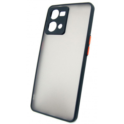 Чохол до мобільного телефона Dengos Matte OPPO Reno 7 (black) (DG-TPU-MATT-111) Вінниця - фото 3