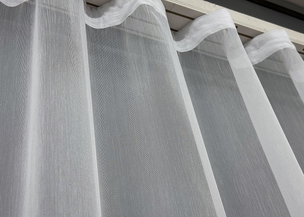 Тюль VR-Textil 1153т Бамбук однотонний Білий 500х280 см (43-235) Київ - фото 6