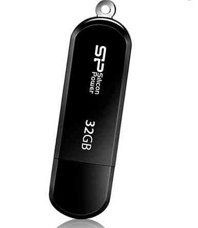 Flash SiliconPower USB 2.0 LuxMini 322 32Gb Black Київ