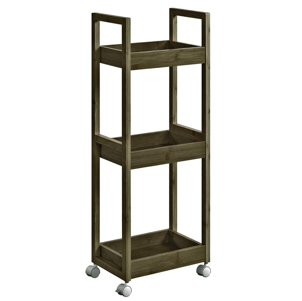 Етажерка для ванної на коліщатах "Касталія" палісандр Миколаїв - фото 1