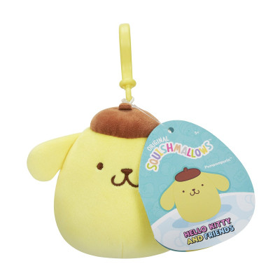 М&apos;яка іграшка Squishmallows на кліпсі - Помпомпурін 9 см (SQSN00273) Вінниця - фото 3