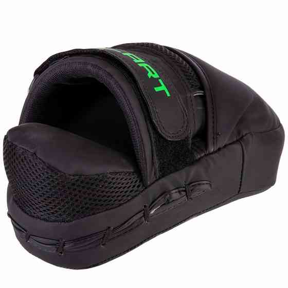 Лапа вигнута для боксу та єдиноборств ZELART VL-3093 розмір 24x18,5x5 см чорний-салатовий Київ