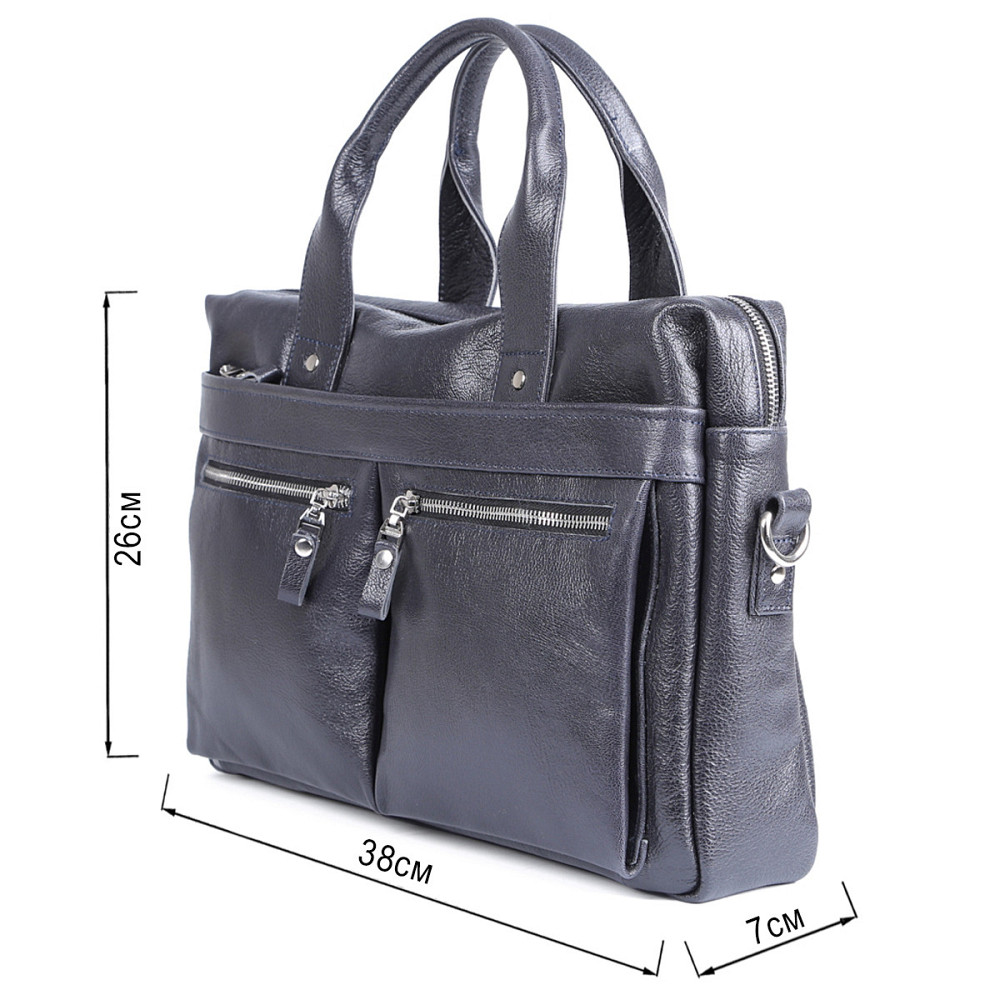 Сумка под ноутбук SHVIGEL 00976 Синяя Киев - изображение 7