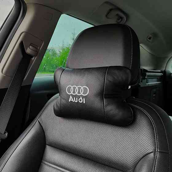 Підголовник-подушка для автомобіля під шию Audi Ауди 1шт, Сувенірні CG-339 автомобільні подушки Київ