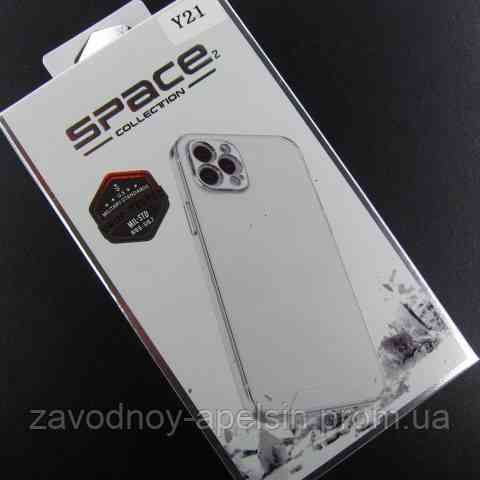 Vivo Y21 Чехол силиконовый Прозрачный (Space) Одесса