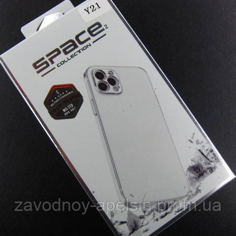 Vivo Y21 Чохол силіконовий Прозорий (Space) Одеса - фото 3