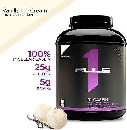 Протеїн Rule 1 Casein 1800 g (Vanilla cream) Луцьк