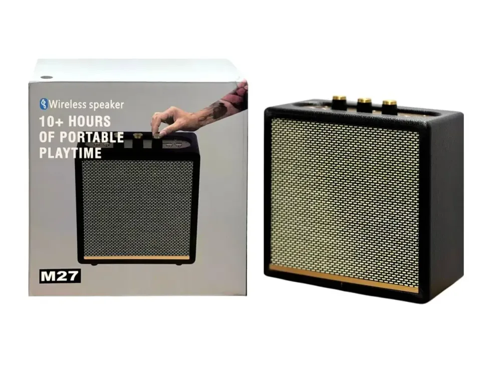 Мінідинамік Bluetooth M27 з FM-радіо, підтримкою microSD, AUX-входом і до 5 годин автономної роботи Одеса - фото 2