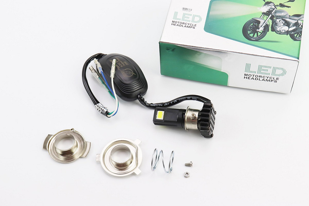 Лампа фари діодний LED-3 SUPER універсальна (к-кт різних кріплень), з стабілізатором, тип2 Київ - фото 1