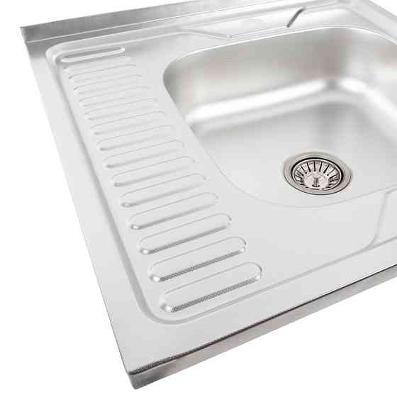 VALESO Кухонна мийка з нержавіючої сталі Valeso ДЕКОР 6060 R (0,7/160 мм) Київ