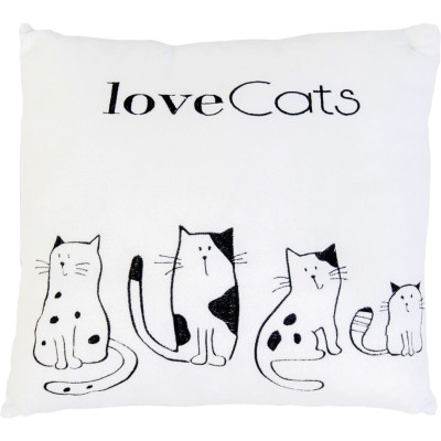 Мягкая игрушка Tigres Подушка Love cats (ПД-0169) Винница - изображение 1