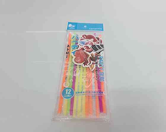 Соломка-трубочка "Любов" d6-260мм люминесц (12)*500 (1 шт) Харків