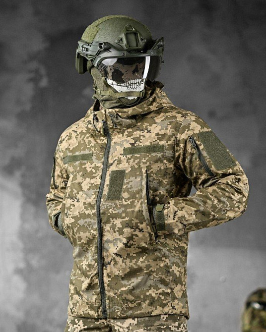Весняна тактична куртка Mossad піксель Одеса - фото 2