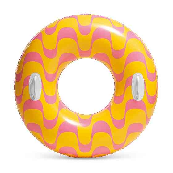 Круг надувной для плавания Intex Зигзаг оранжевый, 91 см Киев