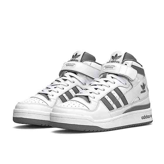 Высокие Термо Кроссовки Adidas Еврозима Кожаные Мужские Ботинки Адидас Белые (размеры: 41,42,45,46) Днепр