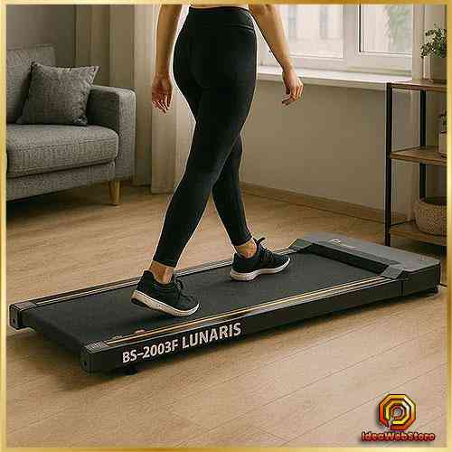 Бігова доріжка компактна електрична Lunaris з Bluetooth домашній тренажер для бігу та ходьби Київ