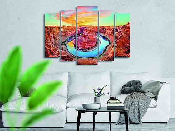 Модульна картина Природа Каньйон Art-254_5 ( 80х118см ) Київ