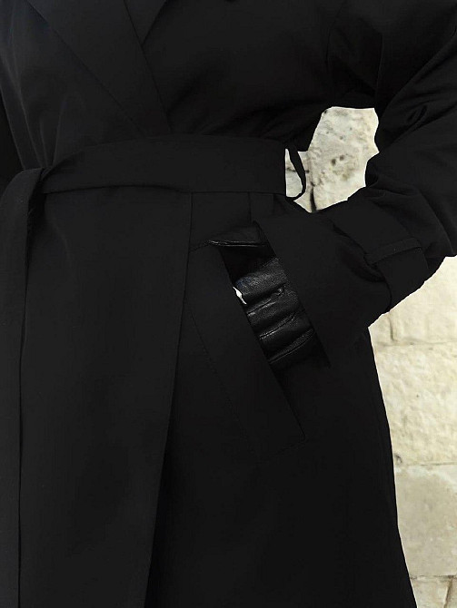 Женский стильный трендовый водоотталкивающий тренч качественный коттон + подклад Одесса - изображение 2