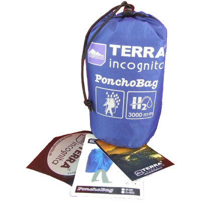Дождевик Terra Incognita PonchoBag L/XL blue (4823081504412) Винница - изображение 2