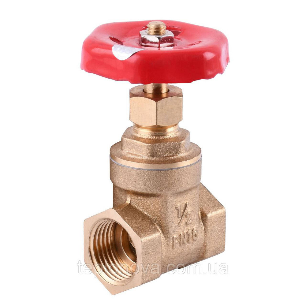 Засувка SOLOMON латунна 1/2" (2042) Чернівці - фото 2