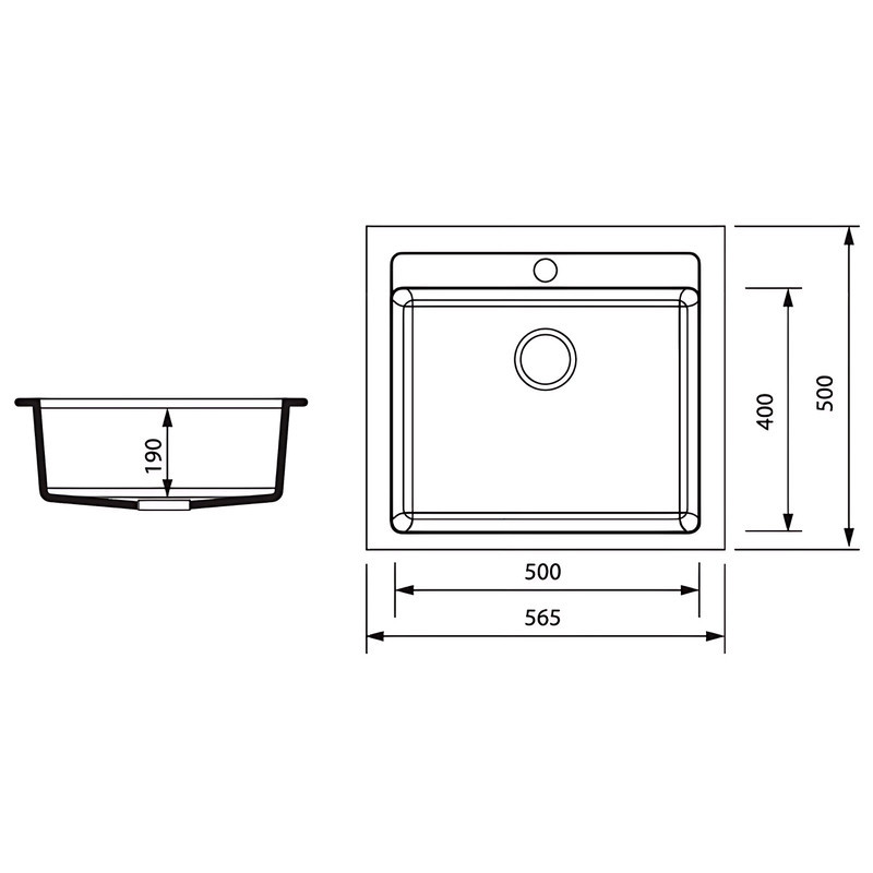 Кухонная мойка Zerix ZS-5751S-07 мраморная, стильная и прочная Харьков - изображение 4