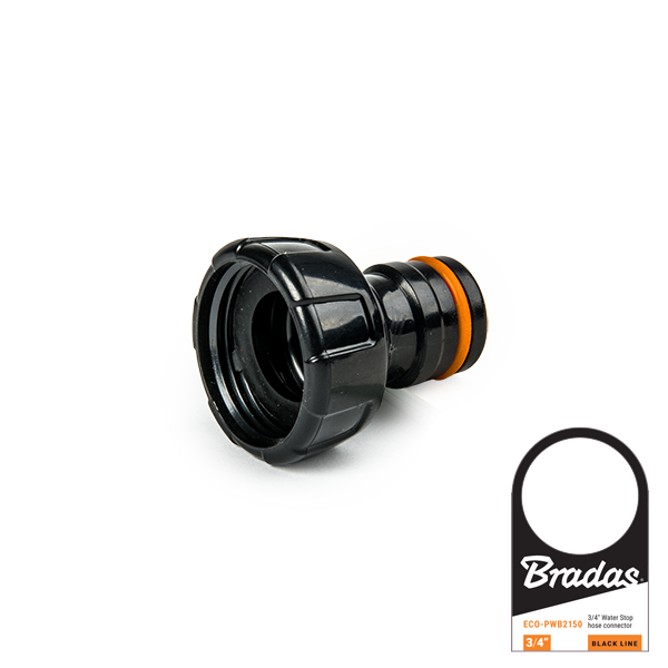 Адаптер на кран з внутрішньою різьбою 1", POWER JET, BLACK LINE, з ярликом, ECO-PWB2192 Київ - фото 1