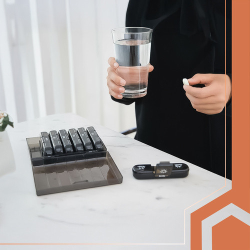 Таблетница органайзер для хранения лекарств на 7 дней Ruhhy (26346) Black Нововолынск - изображение 5