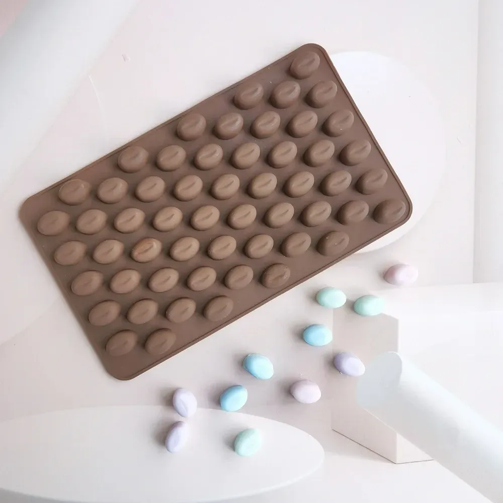 Молд силиконовый Кофейные зерна 110 на 185 мм коричневый Киев - изображение 9