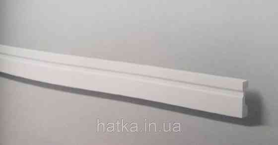 Плинтус напольный NMC decoration 2000Х70Х18 дюрополимер FD7 белый возможность окраски 3050559 Киев