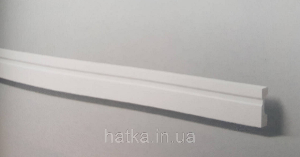 Плинтус напольный NMC decoration 2000Х70Х18 дюрополимер FD7 белый возможность окраски 3050559 Киев - изображение 1