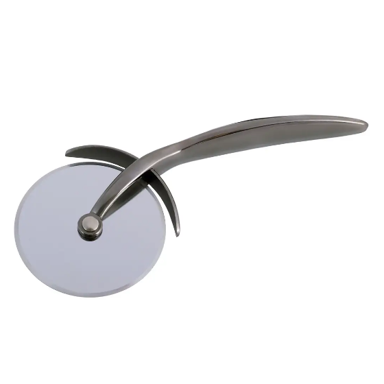 Ніж для піци цинковий сплав з TPR вставкою на ручці KAMILLE Житомир - фото 6