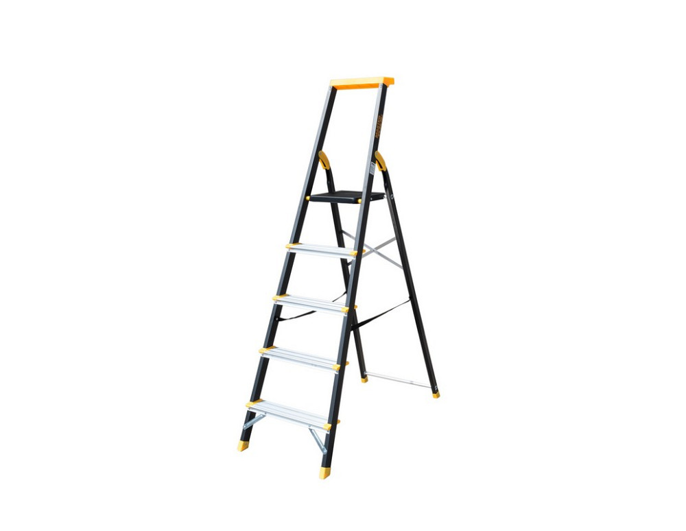 MASTERTOOL Драбина алюміній/сталь MASTERTOOL 5 ступенів h=1064 мм max 150 кг 79-1205 Коломия - фото 1