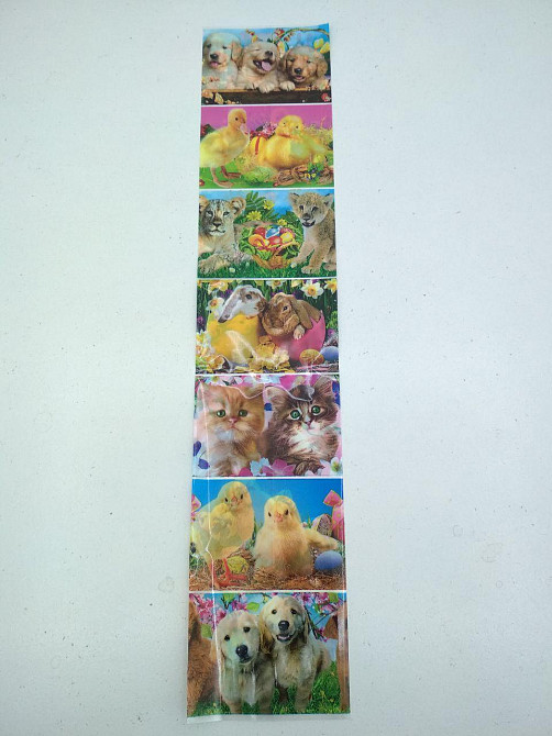 Термоэтикетки для пасхальных 7 яиц 