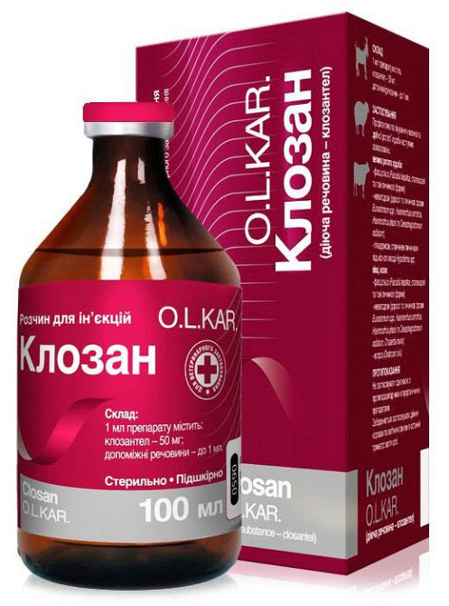 Клозан 5% 100 мл O.L.KAR. Винница - изображение 1