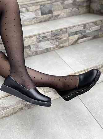 BOGATKO Балетки жіночі BOGATKO 8131 чорні (весна-осінь, шкіра натуральна) (3543) Коломыя