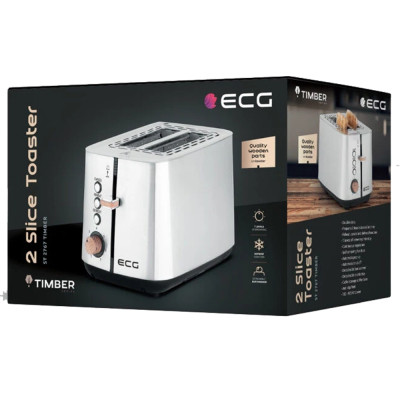 Тостер ECG ST 2767 Timber Винница - изображение 6