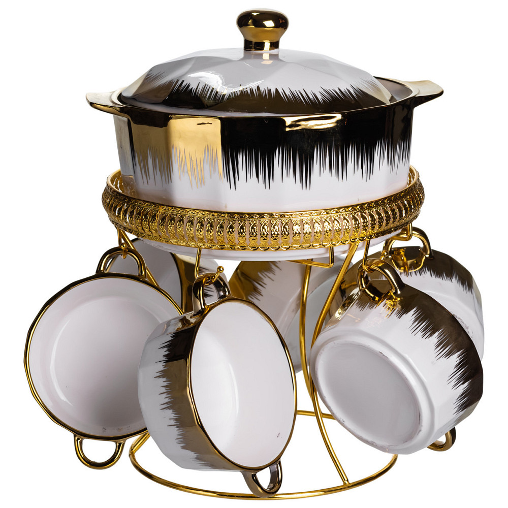 Суповий сервіз на 6 осіб з бульонницями та тарілками Київ - фото 6