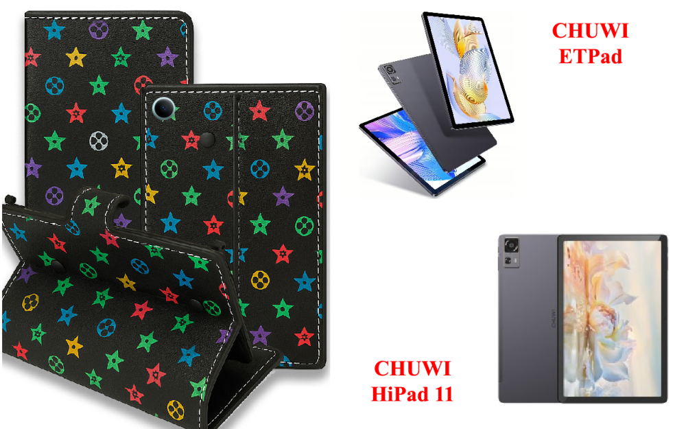 Книга-трансформер для планшета CHUWI ETPad, CHUWI HiPad 11, цвет Black Lyi Black Киев - изображение 1