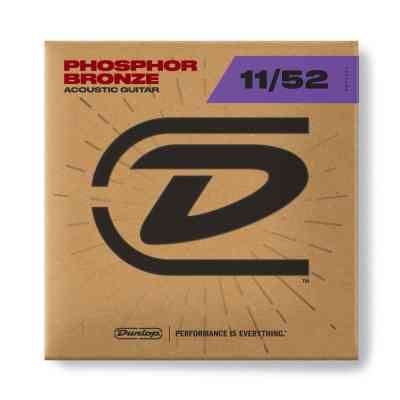Струны для гитары Jim Dunlop Phosphor Bronze Acoustic Guitar Strings (11-52) (DAP1152) Винница