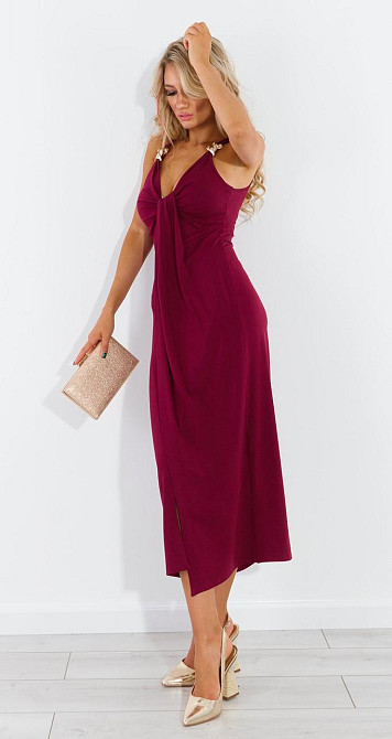 Трикотажне плаття з декором (42) Київ - фото 4